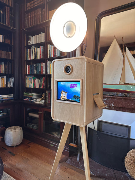 Borne photo en bois – "Big Day Box"