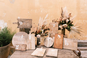 plan de table mariage planches en bois à découper à louer location décoration