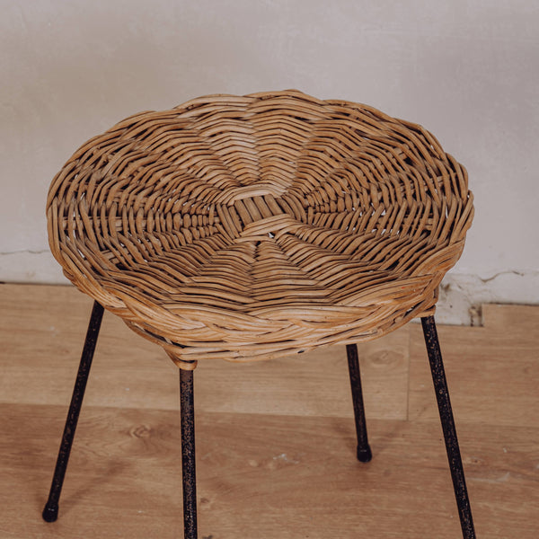 Tabouret tressé