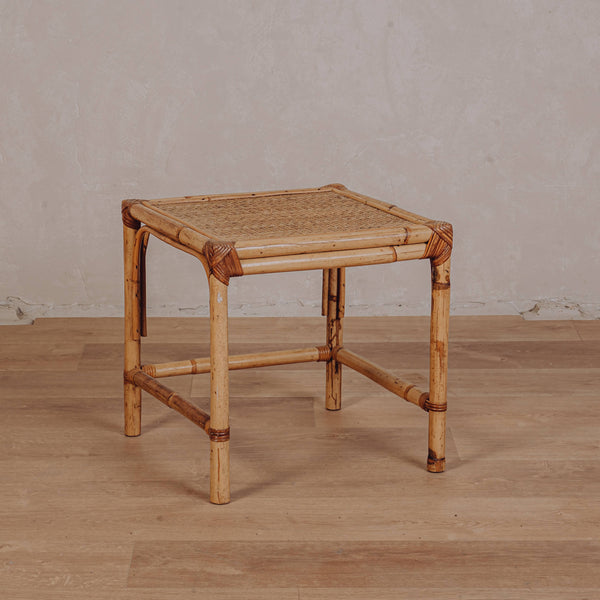 Table basse rotin - carré - modèles divers