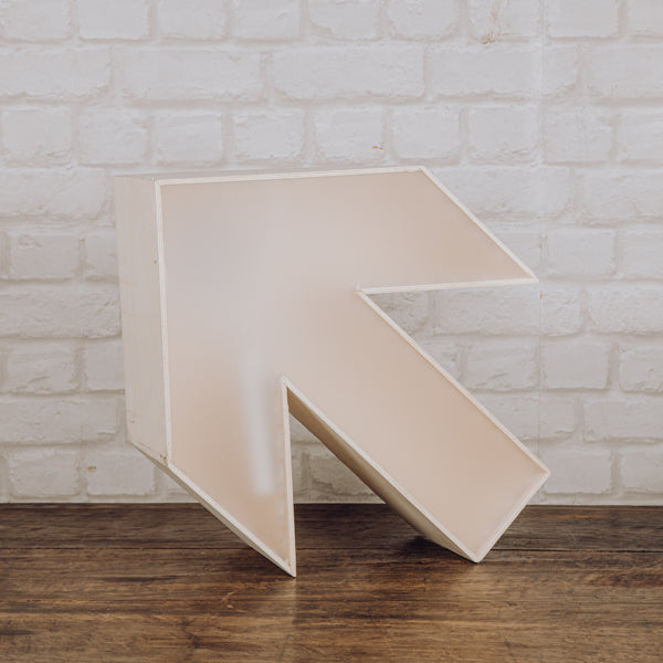 Flèche lumineuse Bois et plexi