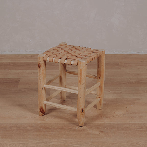 Tabouret Tanger - cuir