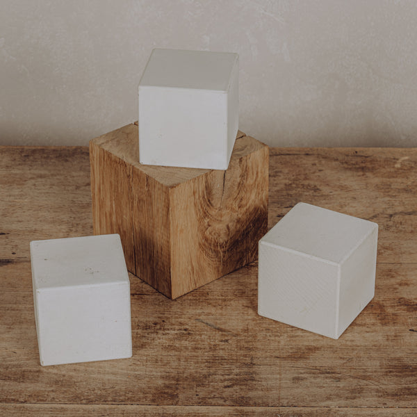 Cube bois blanc