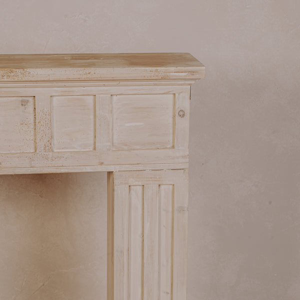 Cheminée bois blanc